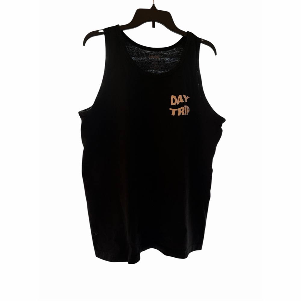 Insomniac Day Trip Black Tank Top Size Large